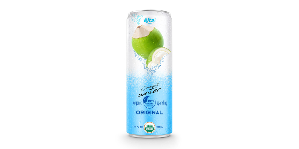 Coco Organic Sparkling 320ml Tin can